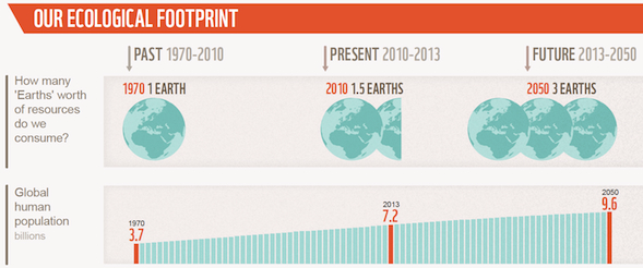 Our Ecological Footprint, from Living Planet Report