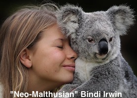 Bindi Irwin hugs a Koala