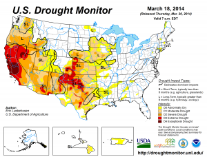 U.S. Drought Map