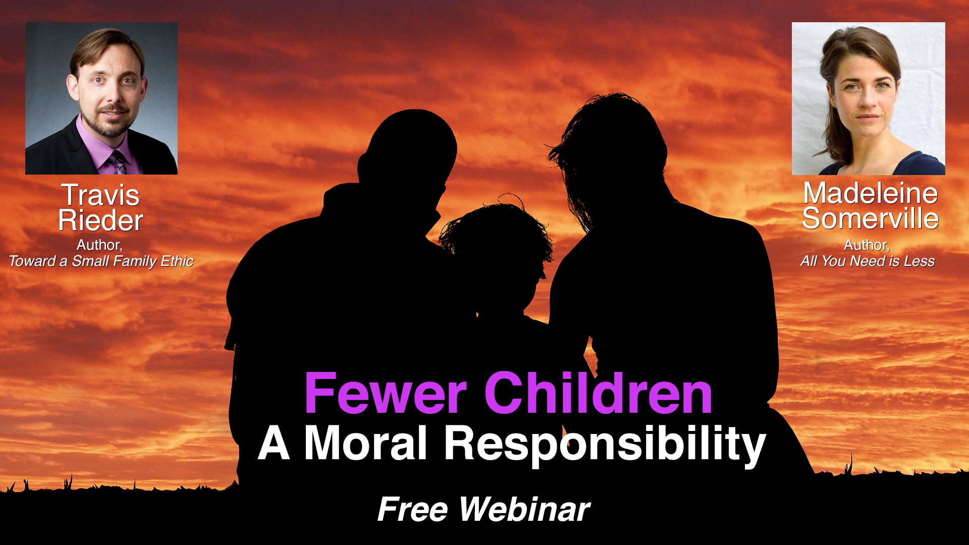 Free webinar: Fewer Children - A Moral Responsibility