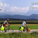 bicyclists touring countryside